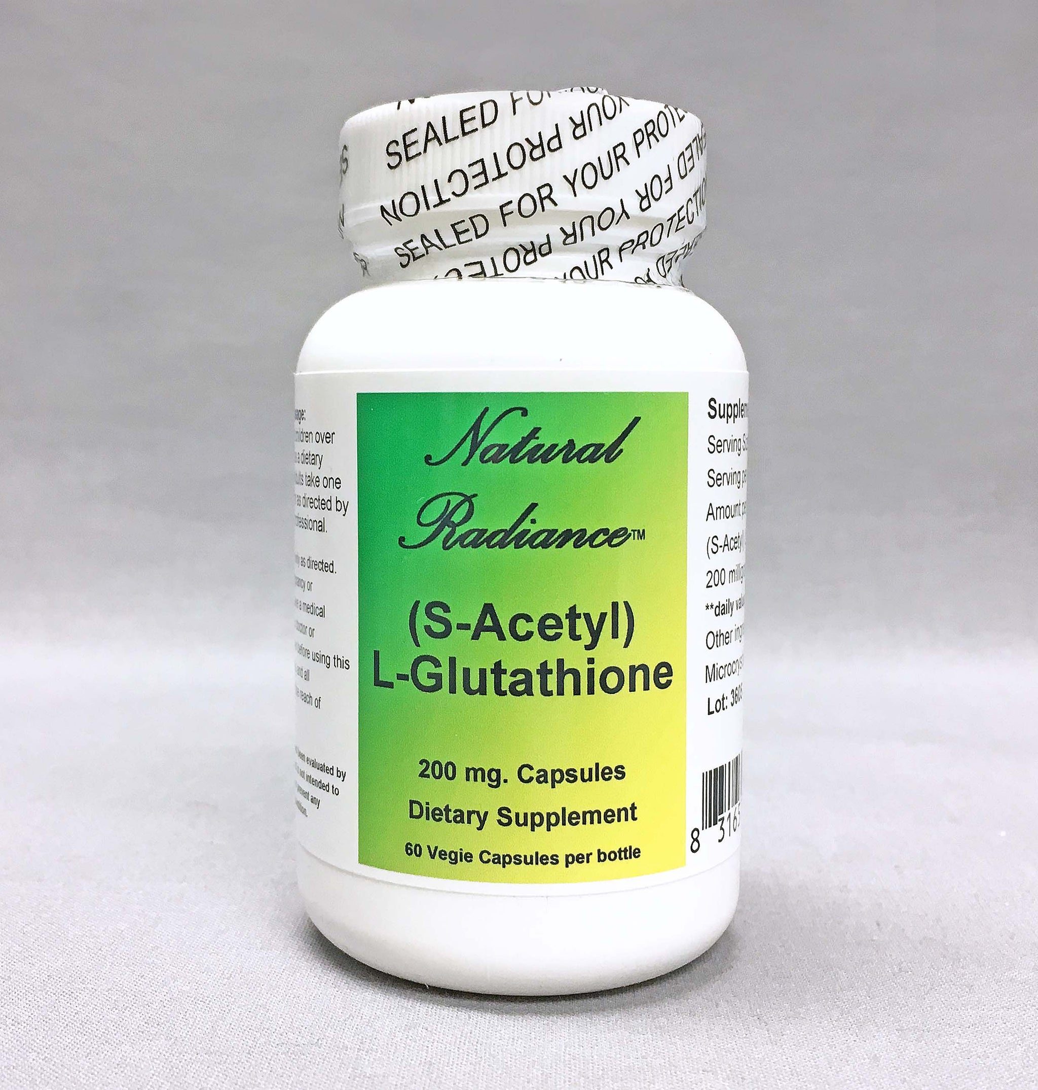 Glutathione:  Antioxidant & Detoxification Support 200mg