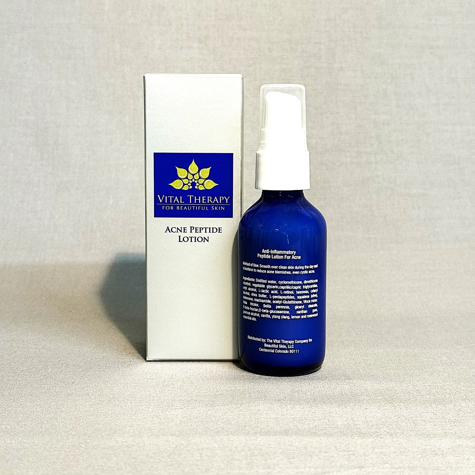 Vital Therapy Anti-Inflammatory Peptide Lotion for Acne