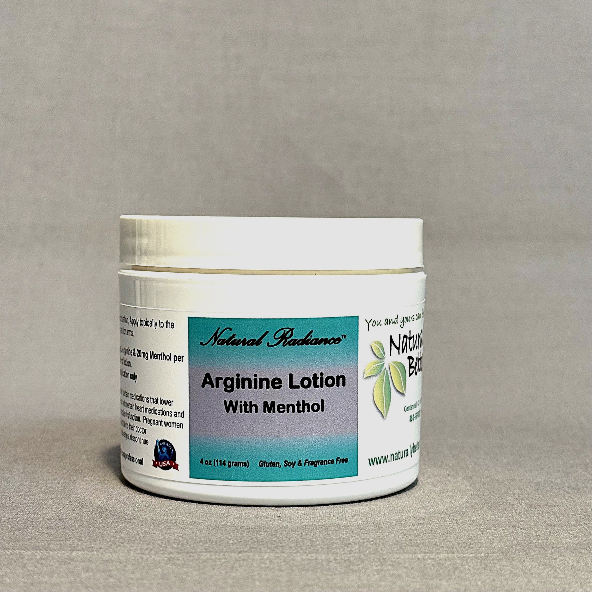 Natural Radiance Arginine Gel with Menthol