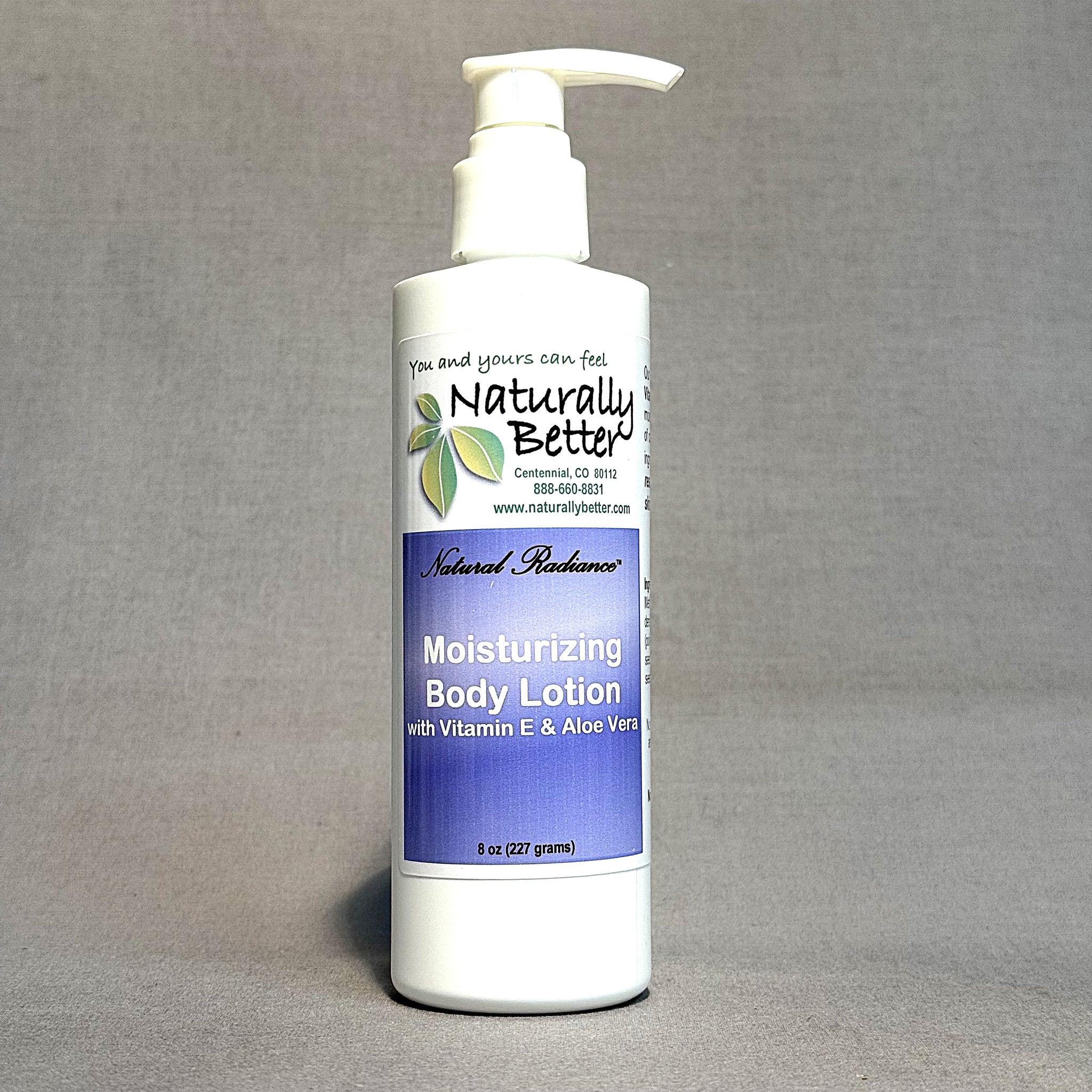 Natural Radiance Moisturizing Body Lotion with Aloe Vera
