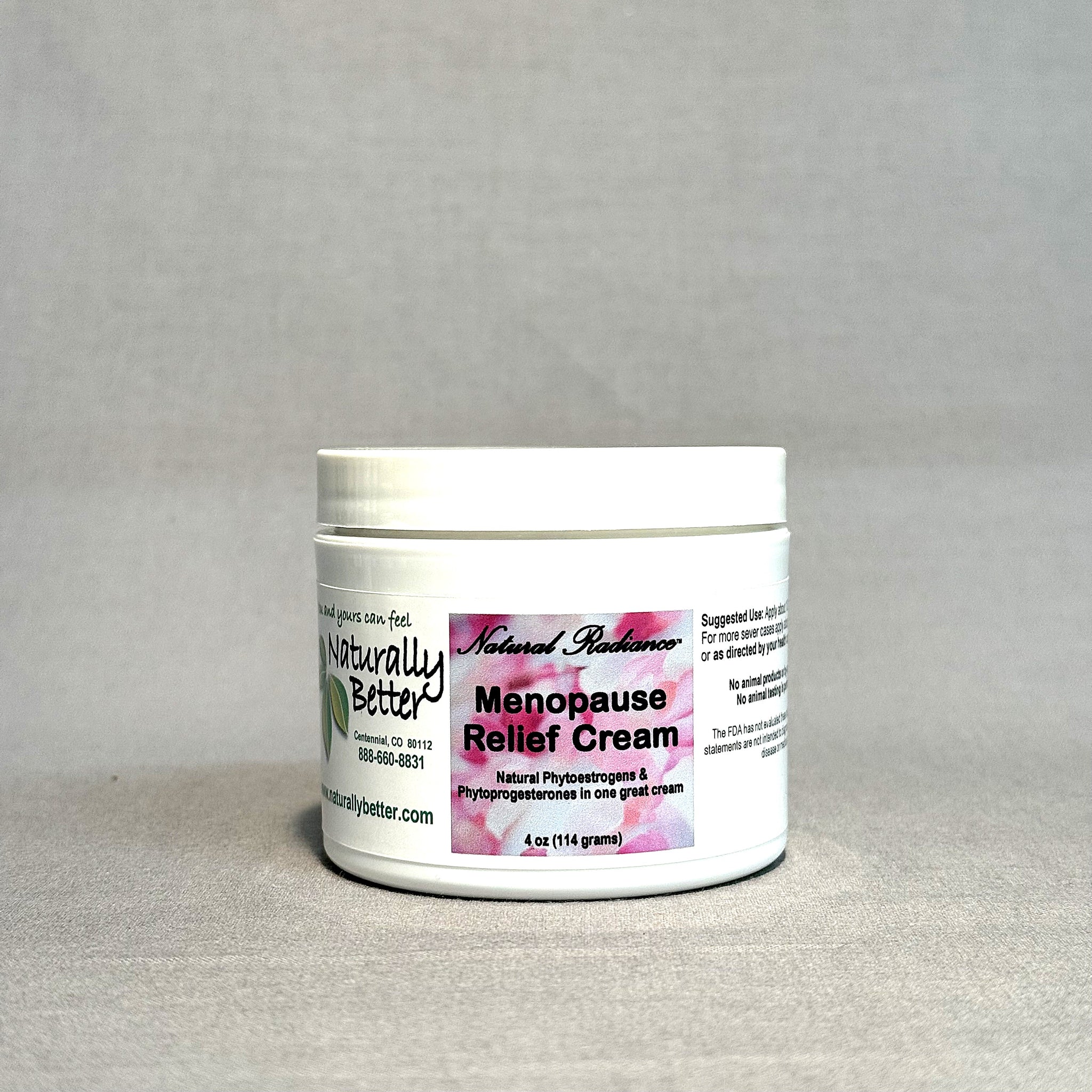 Natural Radiance Menopause Relief Cream